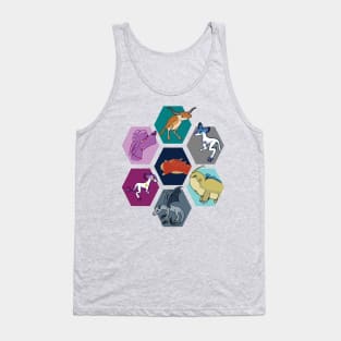 Creatures - El Pufo, Gulp, Tuem, Tuto, Hyland Jerboa, Hypnotic, Ying :: Imaginary Creatures Tank Top